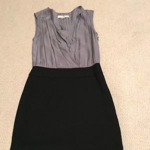 The Loft short black & grey dress.